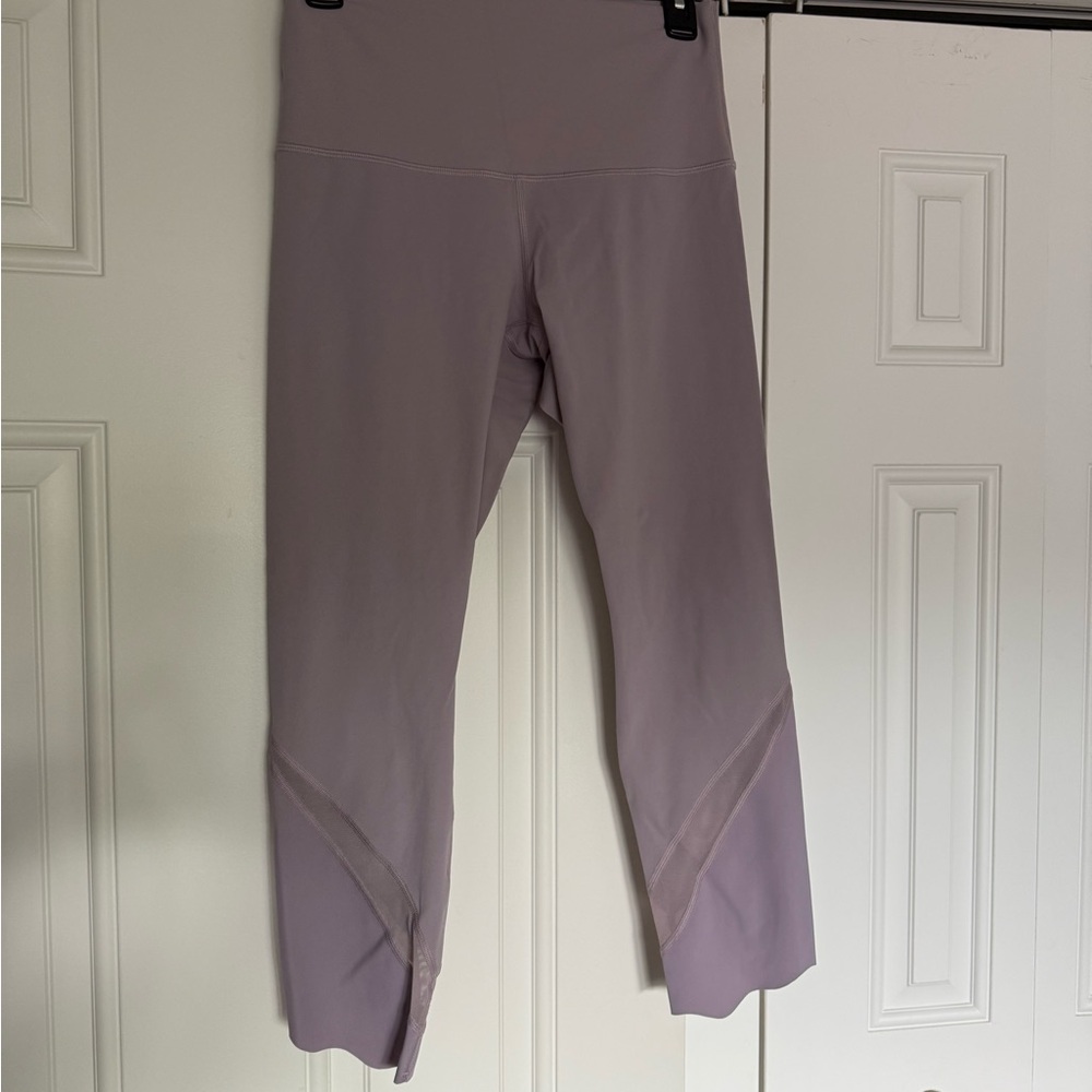 Lululemon Wunder Train Mesh Panel High Ride Leggings